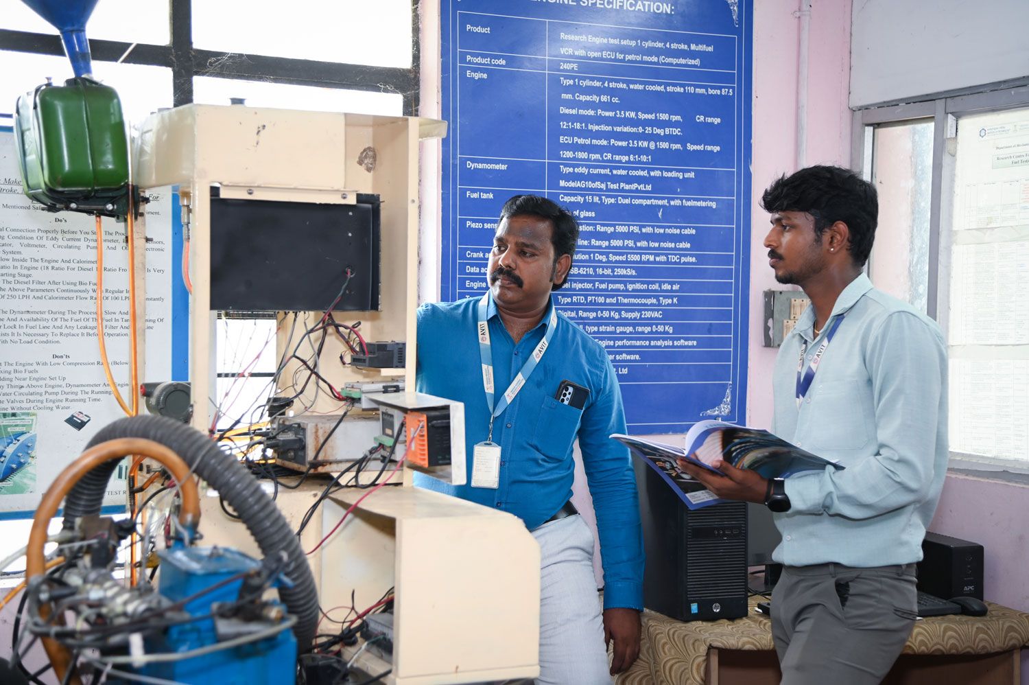 Alternate fuel testing Research Lab